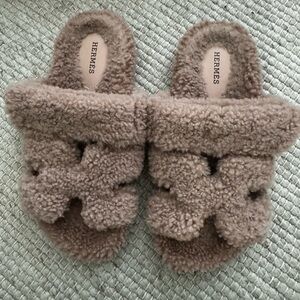 Hermès Sandales Chypre in Orange